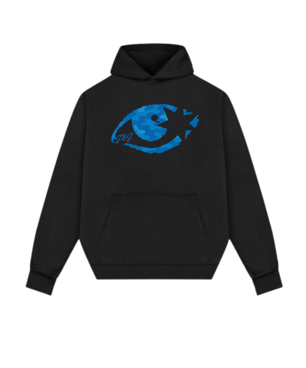 EYE CAMO HOODIE BLUE